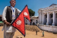 Le tremblement de terre au Nepal en image